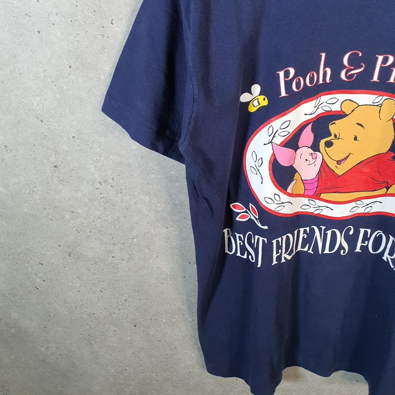 Vintage Winnie The Pooh 90s USA Single Stitch T Shirt Men’s Large Navy Blue