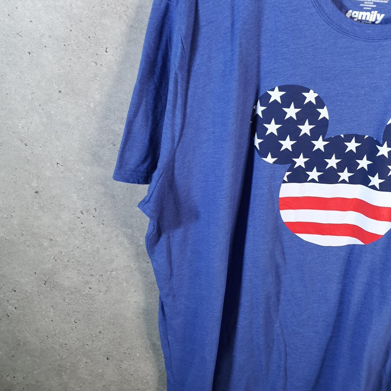 Vintage Disney Family Fun Land Mickey Mouse T Shirt Men’s 2XL Blue Graphic Cartoon