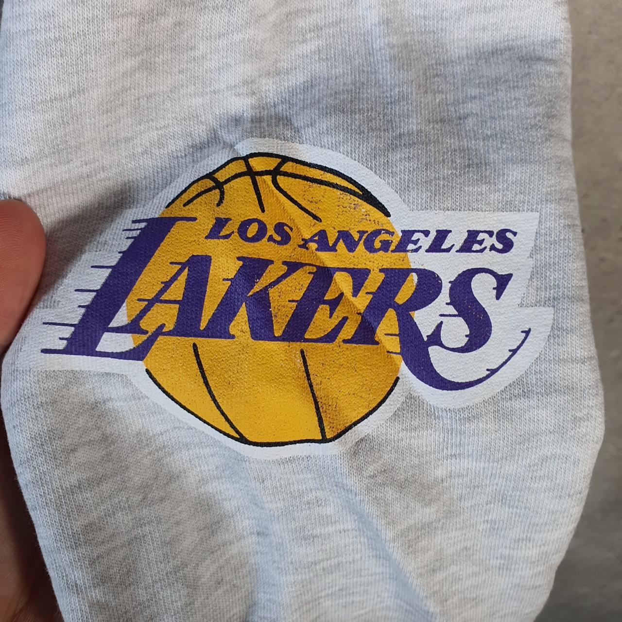 Vintage NBA Los Angeles Sweatshirt Womens Medium Grey Pullover Pro Sport USA