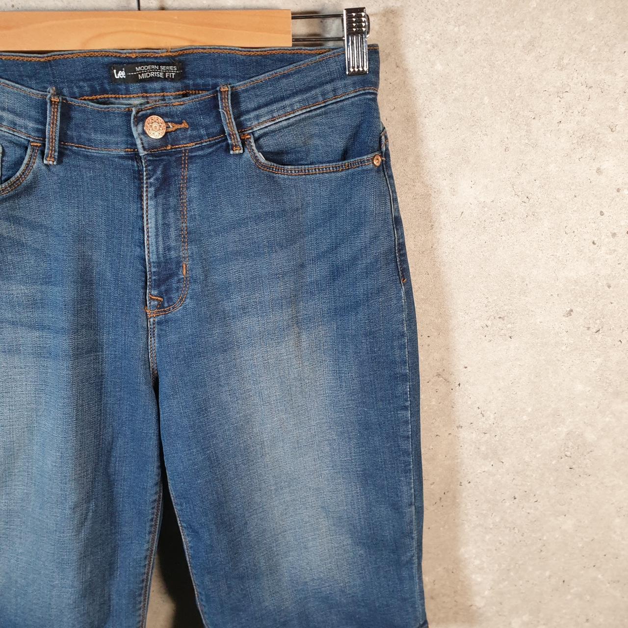 Vintage Lee Baggy Shorts Jorts Cargo Womens W30 Blue Relaxed Denim