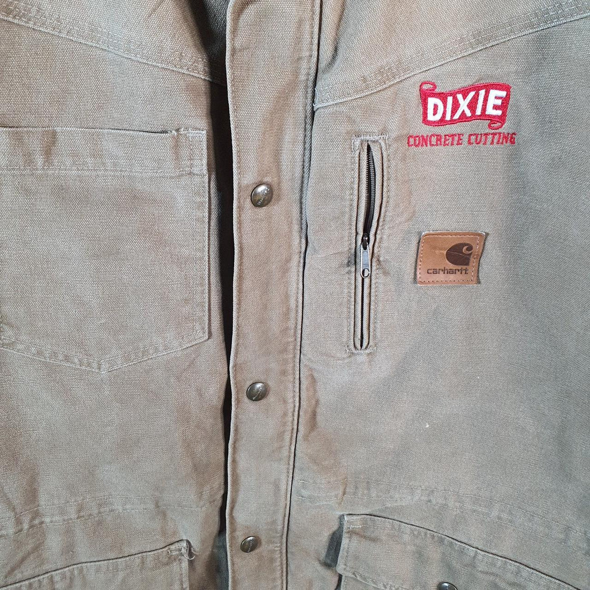 Vintage Carhartt Duck Rancher Quilted Jacket Men’s XL Brown Workwear USA G2103