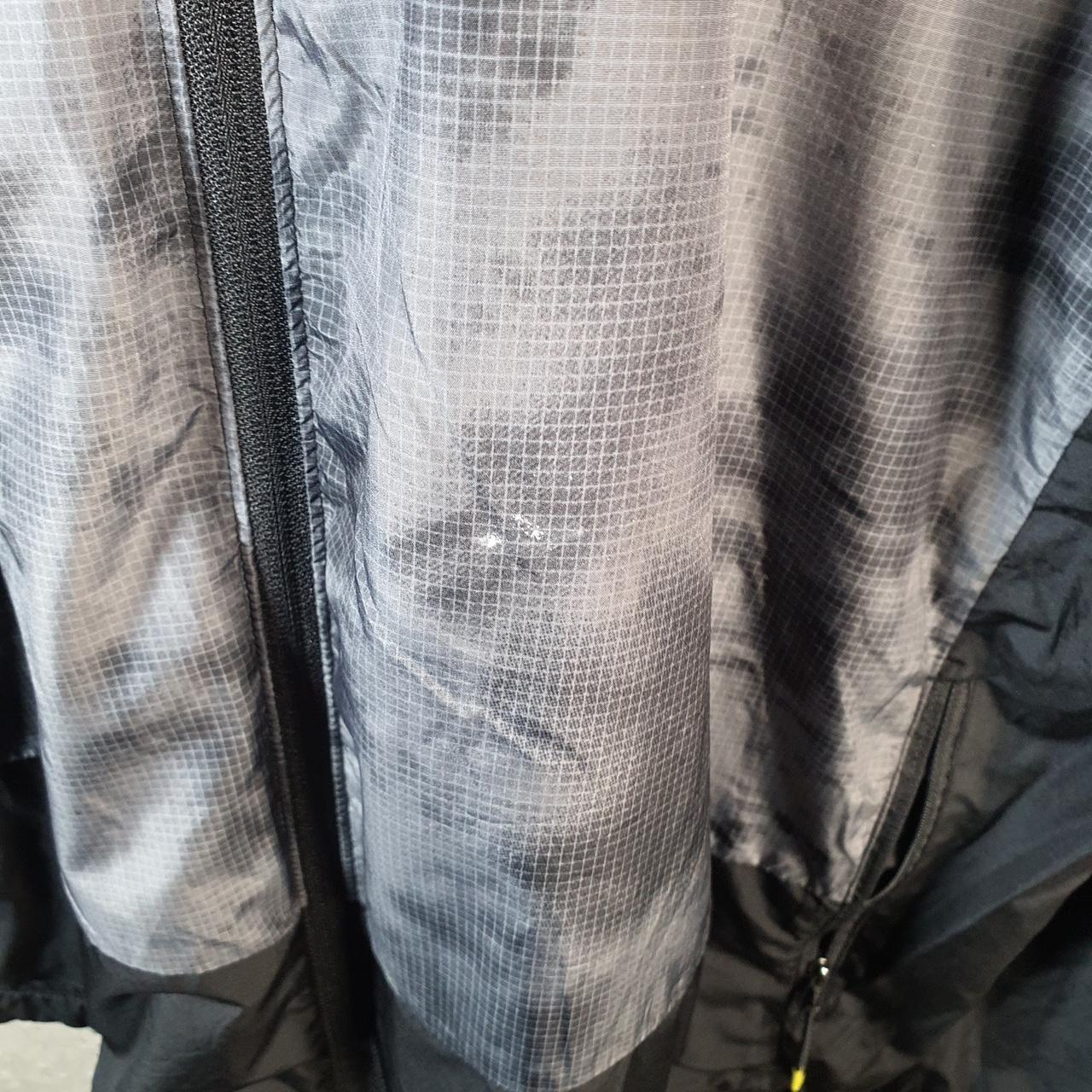 Vintage Russell Athletic Windbreaker Track Jacket Mens Medium Grey Athletic Full Zip