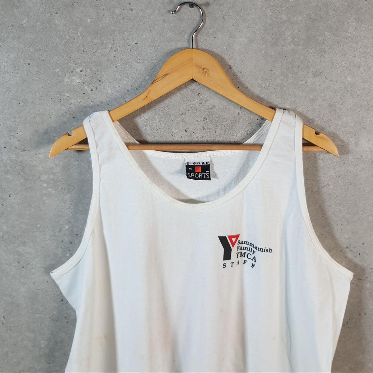Vintage Signal Lifeguard Sammammish Family 90s USA Single Stitch Men’s XL White C7902
