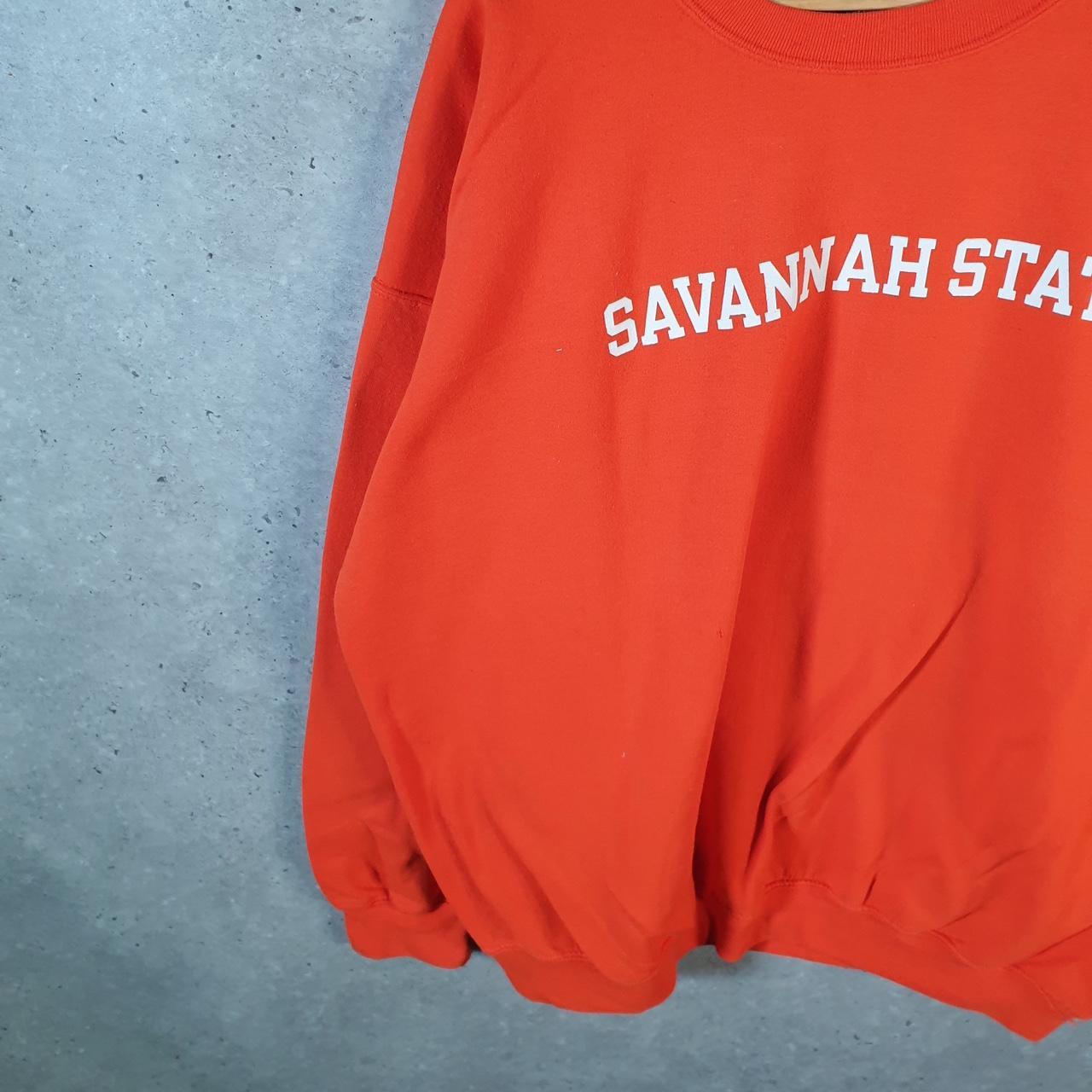Campus Specialiues Savannah State Sweatshirt Mens 2XL Orange Pullover USA