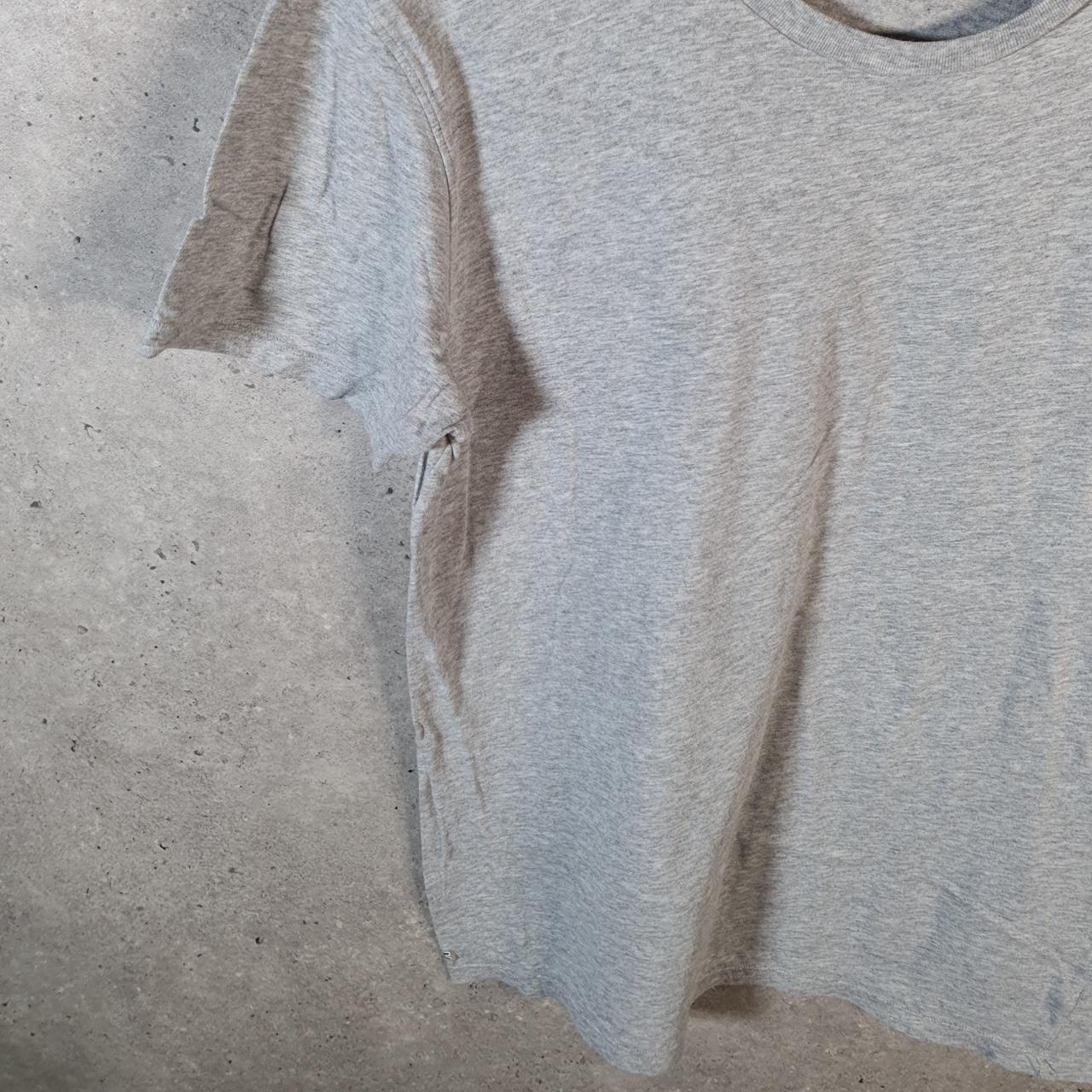 Vintage Lacoste T Shirt Men’s Medium Grey Logo Graphic