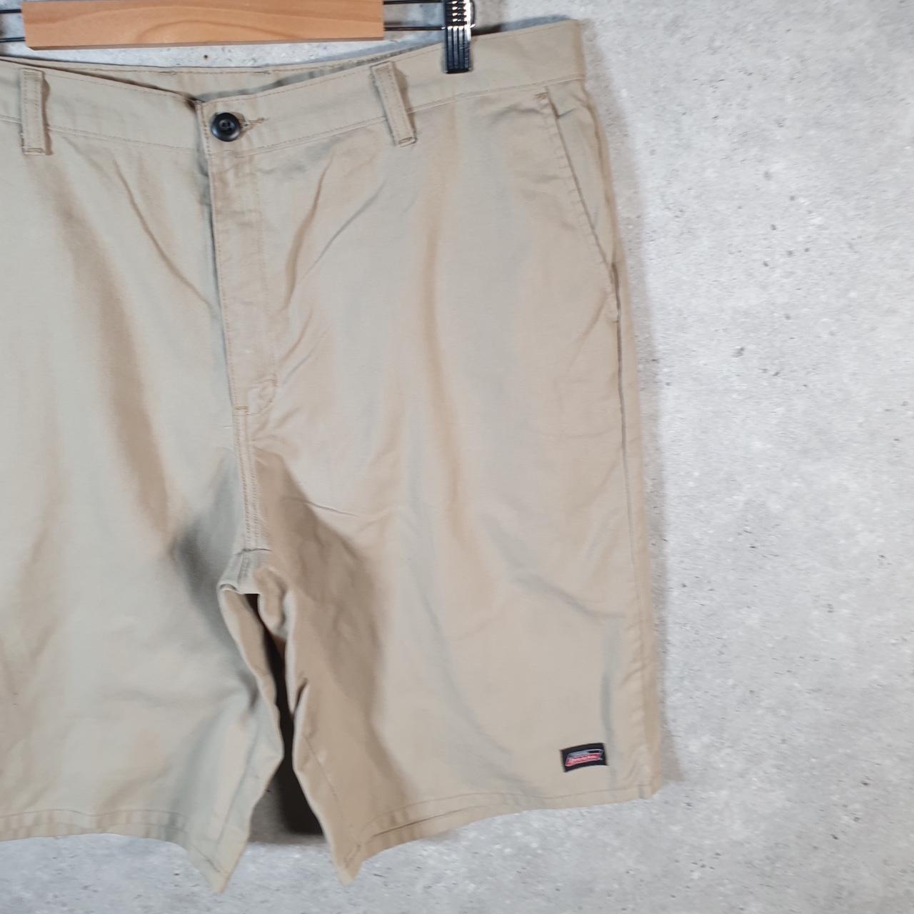 Vintage Dickies Baggy Chino Shorts Jorts Cargo Mens W40 Brown Loose Fit