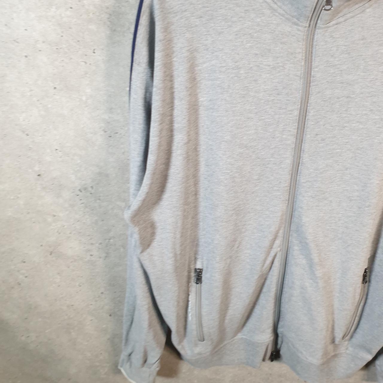 Vintage Ralph Lauren Polo Sweatshirt Men’s Large Grey Cotton Full Zip Pony