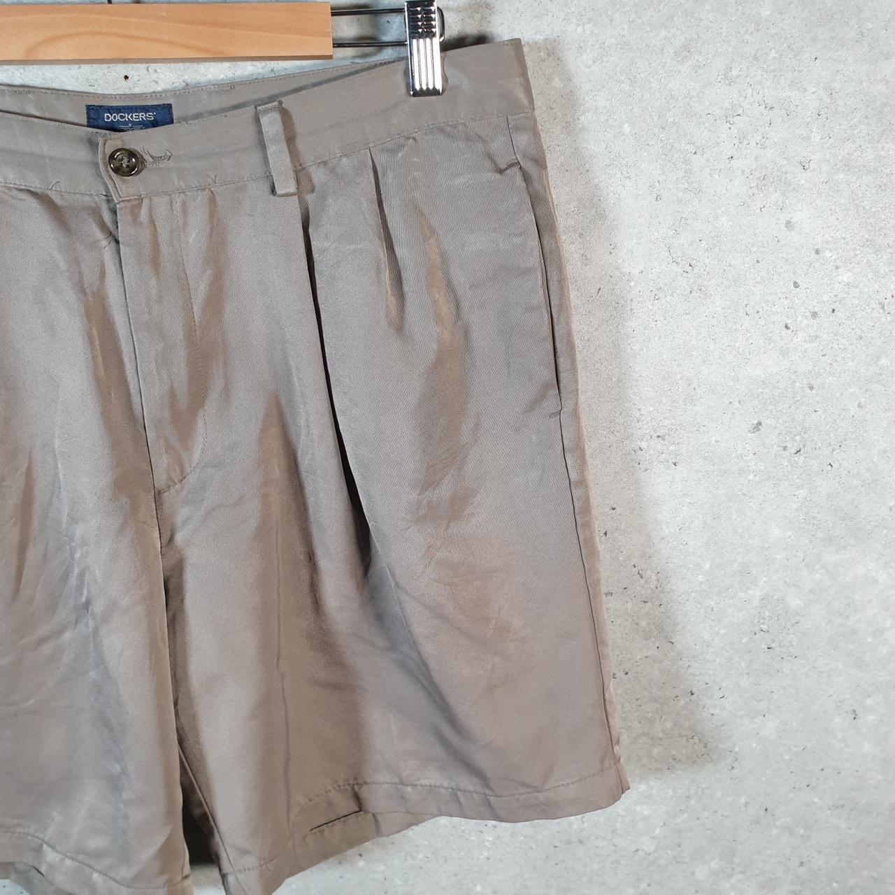 Vintage Dockers Chino Shorts Jorts Cargo Men’s W36 Brown Baggy Cotton A4269