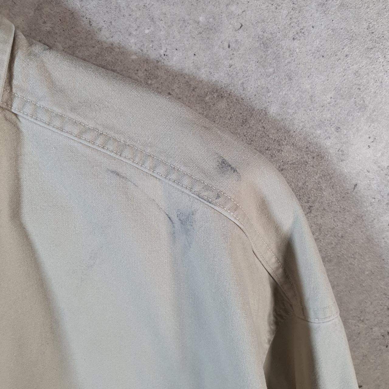 Vintage Carhartt Rugged Outdoor Wear Shirt Button Down Mens 3XL Brown Long Sleeve