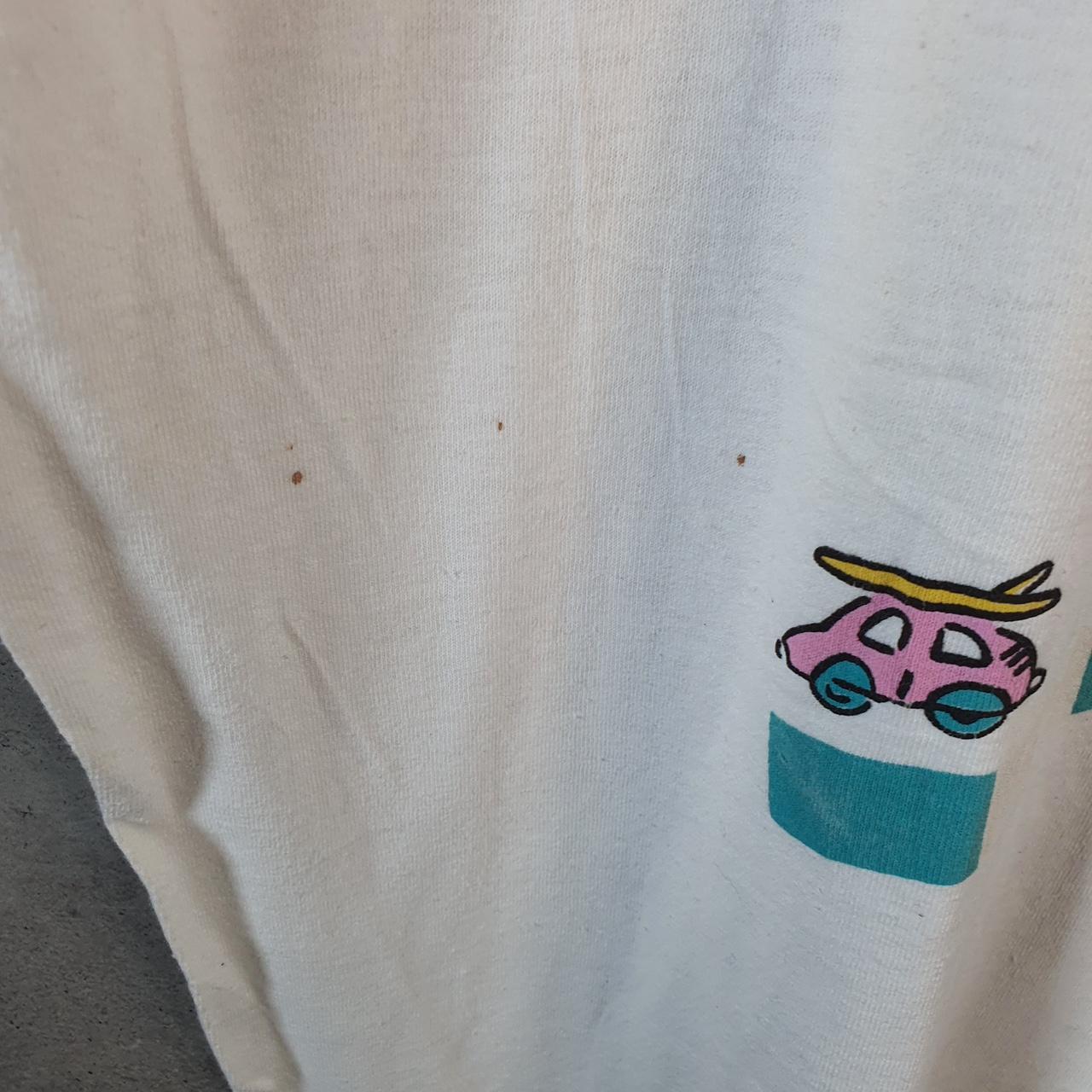 Vintage Beach Patrol Graphic 90s USA Single Stitch T Shirt Men’s 2XL White