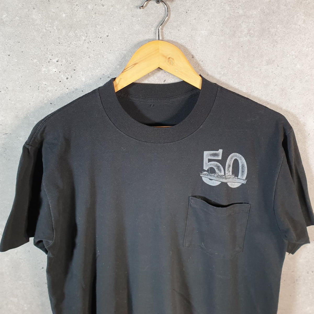 Vintage Dont Tread on Me Snake Graphic USA Single Stitch T Shirt Men’s Small Black C8017