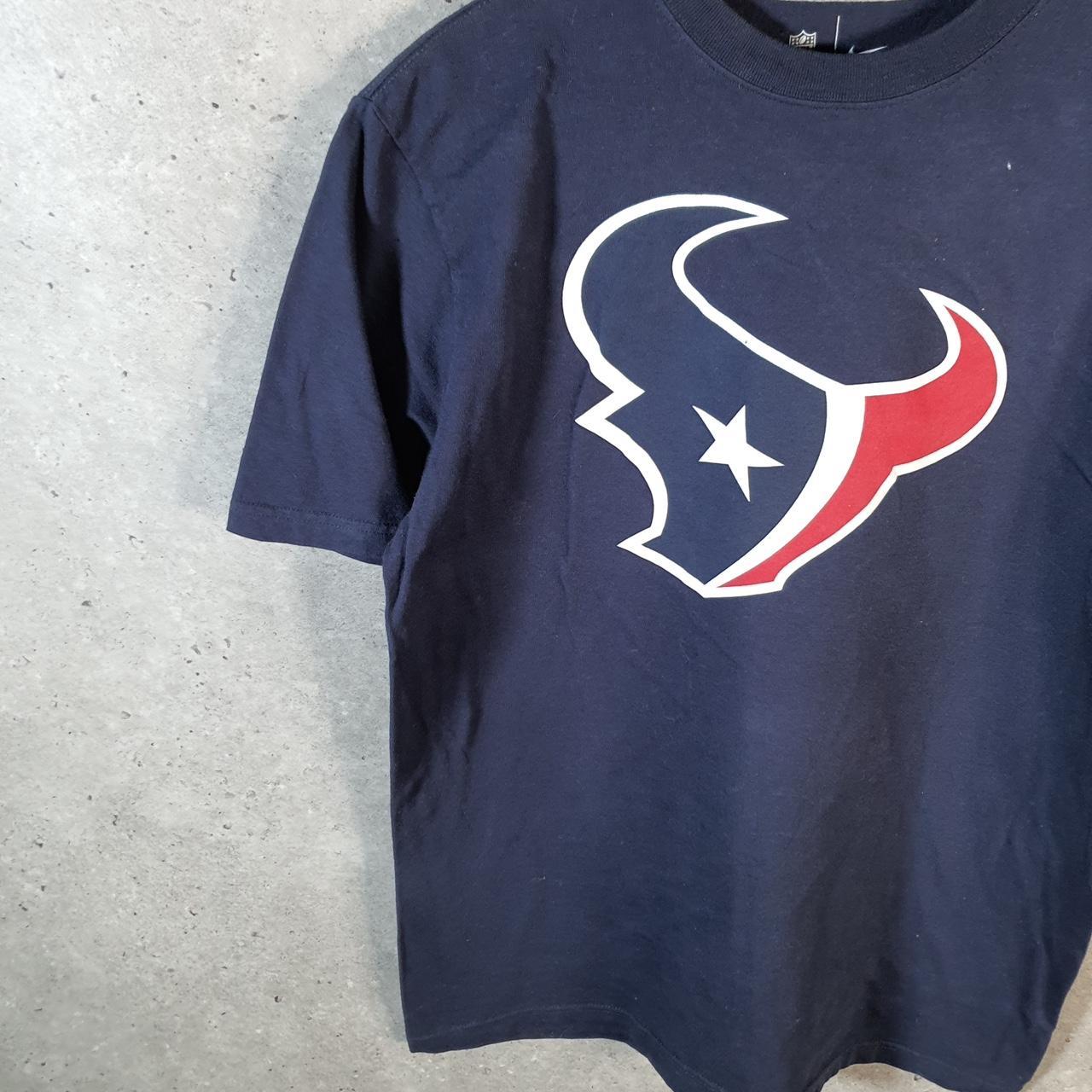Vintage Nike NFL Houston Texans T Shirt Men’s Medium Navy Blue Logo Swoosh Athletic