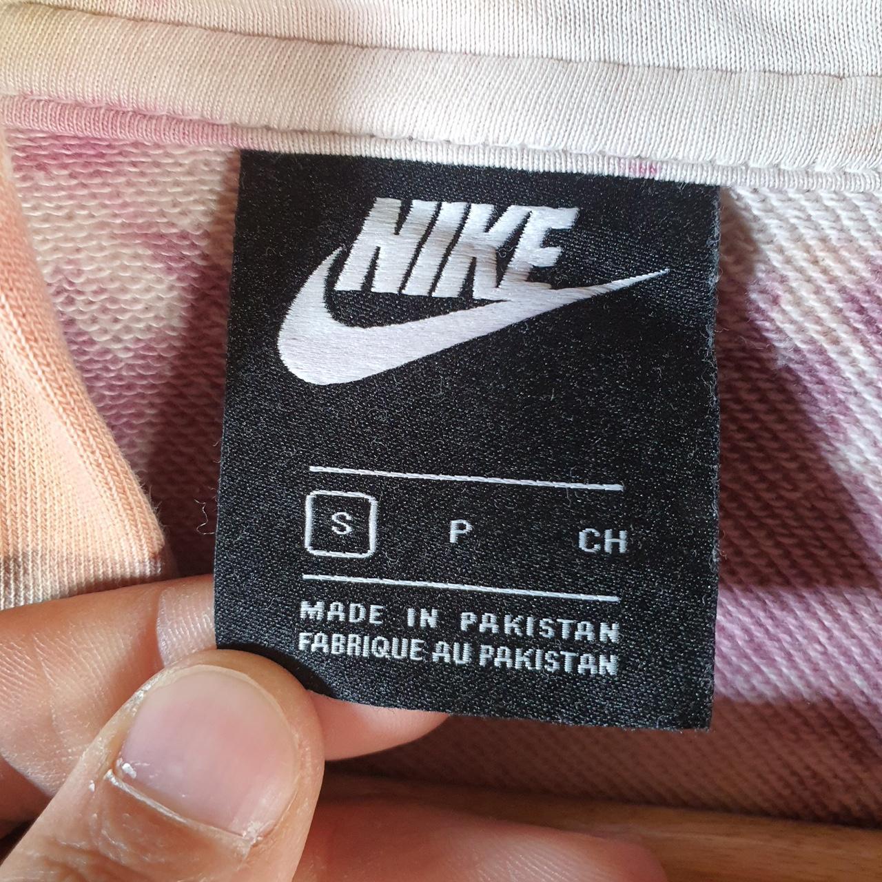 Vintage Nike Club Spellout Hoodie Men’s Small Tie Dye Swoosh Y2K Pullover