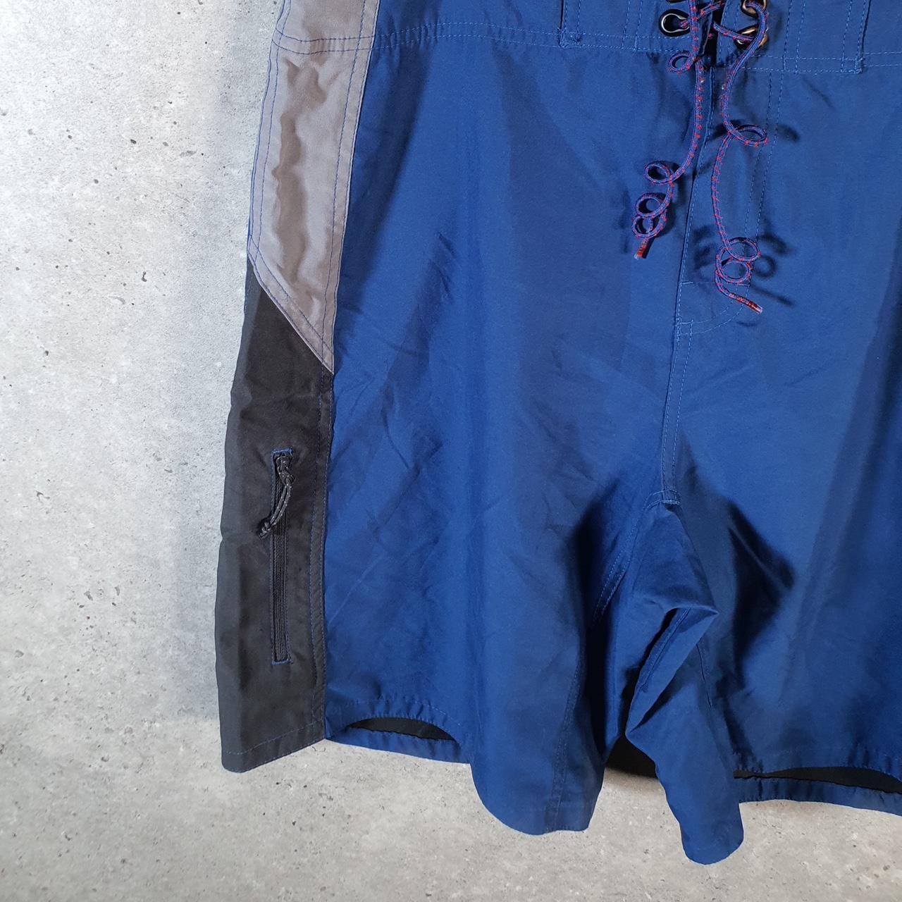 Vintage The North Face TNF Shorts Jorts Chino Cargo Men’s W32 Blue Baggy Cotton