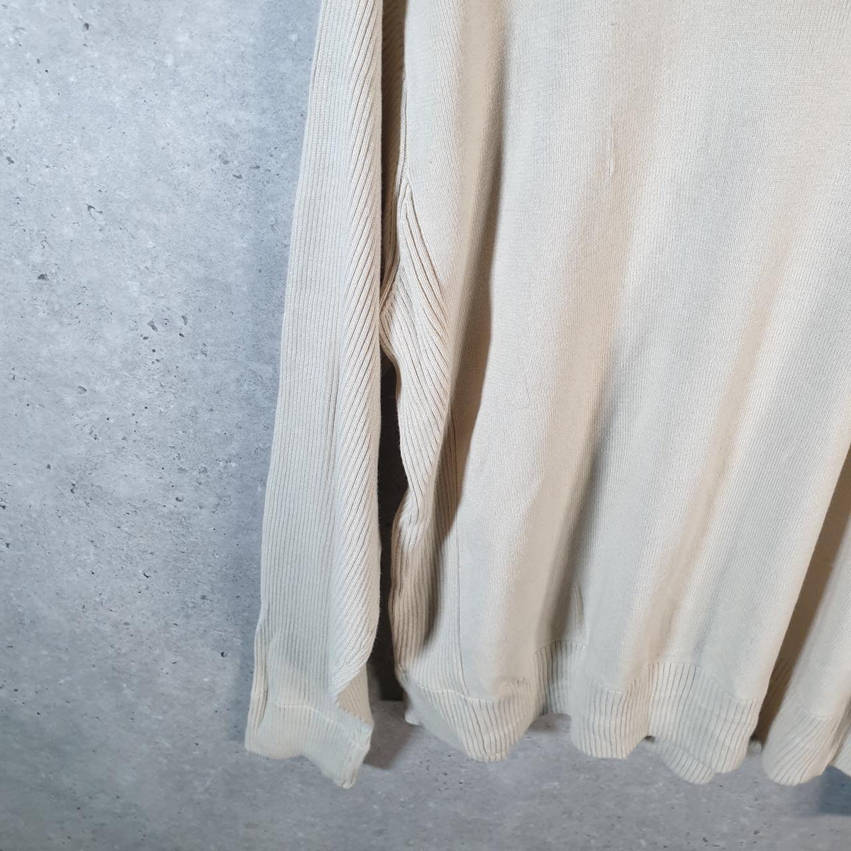 Vintage Levi’s Knit Sweater Men’s Large Cream Y2K Pullover Casual