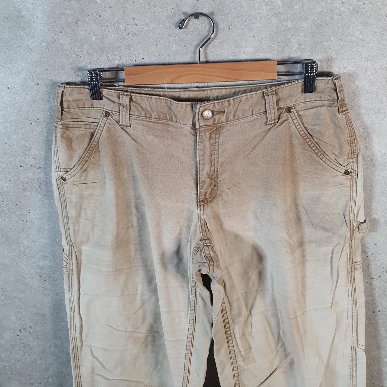 Vintage Carhartt Carpenter Trousers Womens W34 L30 Brown Original Fit Workwear