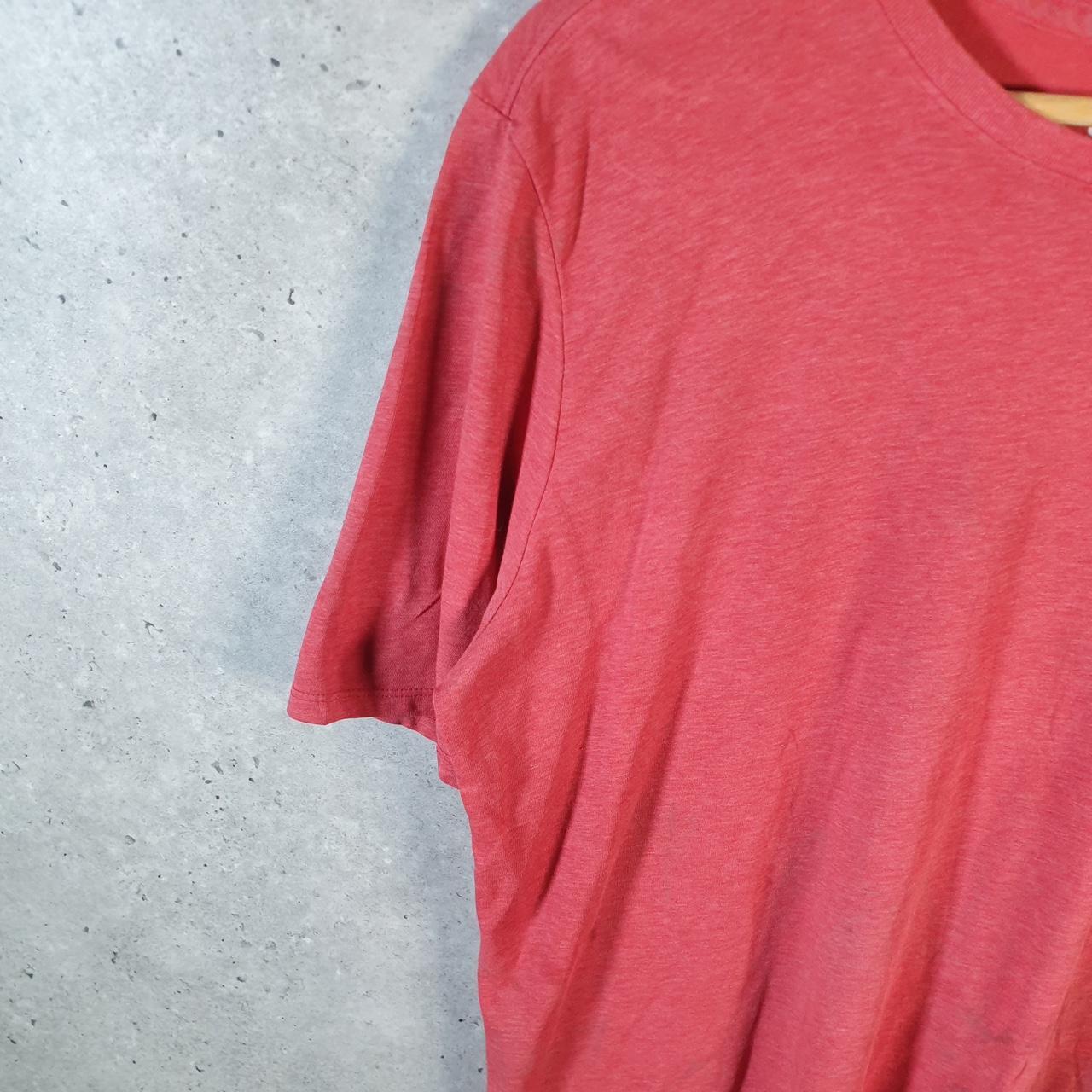 Vintage Nike Dri Fit Running T Shirt Men’s Large Red Swoosh Logo Athletic