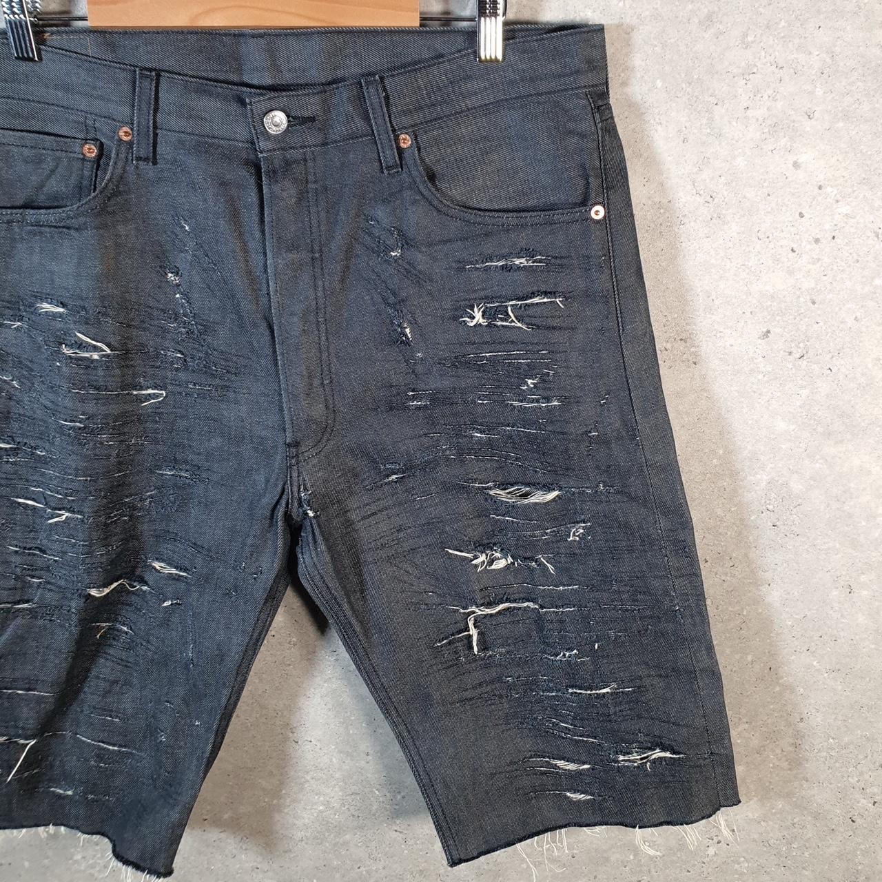 Vintage Levi’s 501 Baggy Shorts Jorts Cargo Mens W36 Grey Relaxed Denim