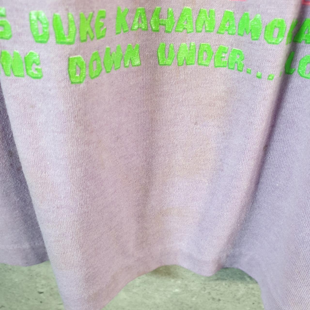 Vintage Manly Beach Sydney 1995 USA Single Stitch T Shirt Womens Large Pink C9568