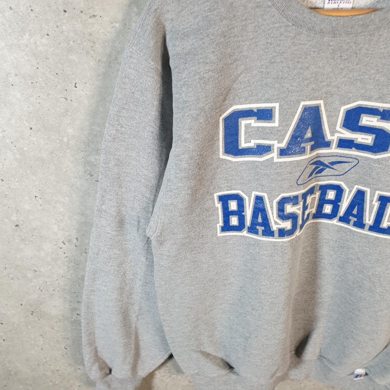 Vintage Russell Athletic Cass Baseball USA Sweatshirt Men’s Small Grey Pullover
