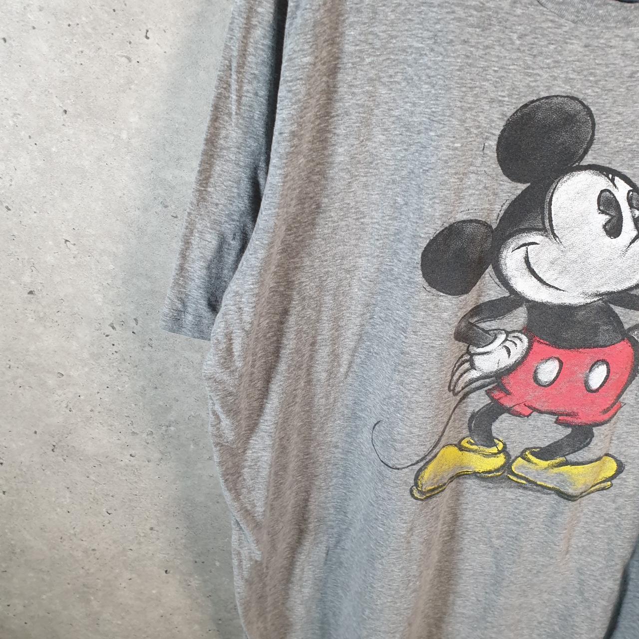 Vintage Disney Land Mickey Mouse T Shirt Men’s 2XL Grey Graphic Cartoon