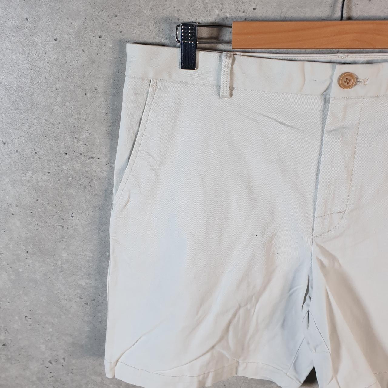 Vintage Izod Golf Chino Shorts Jorts Cargo Men’s W34 White Baggy Cotton