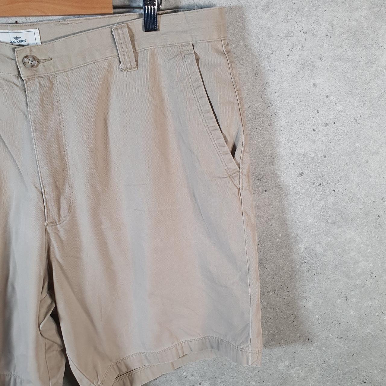 Vintage Dockers Chino Shorts Jorts Cargo Men’s W40 Beige Baggy Cotton A4324