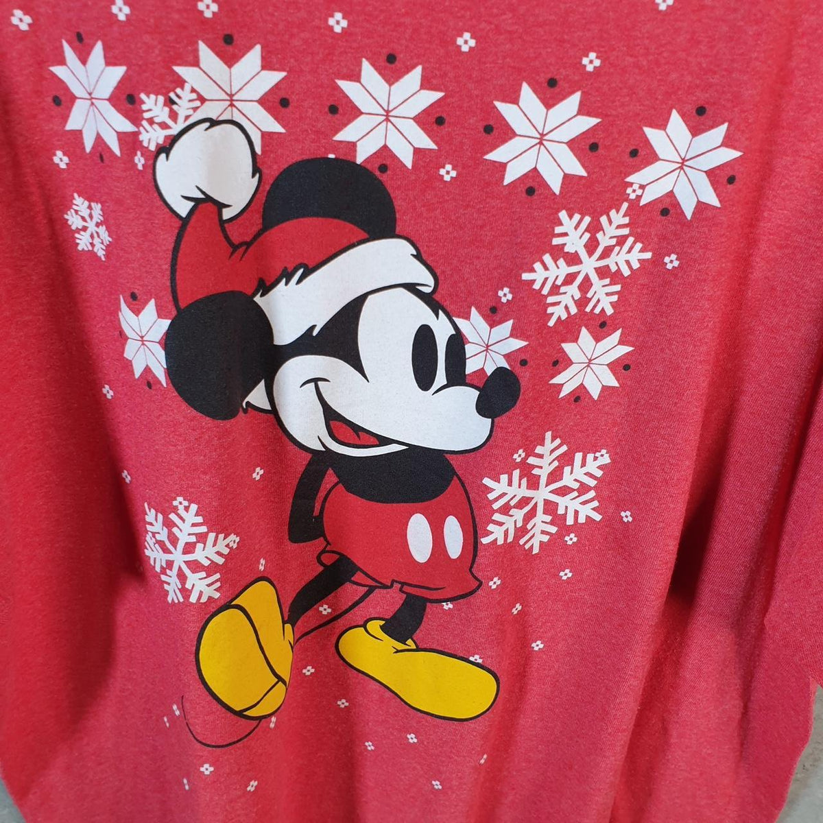 Vintage Disney Land Mickey Mouse T Shirt Shirt Men’s  2XL Pink Graphic Cartoon C9919