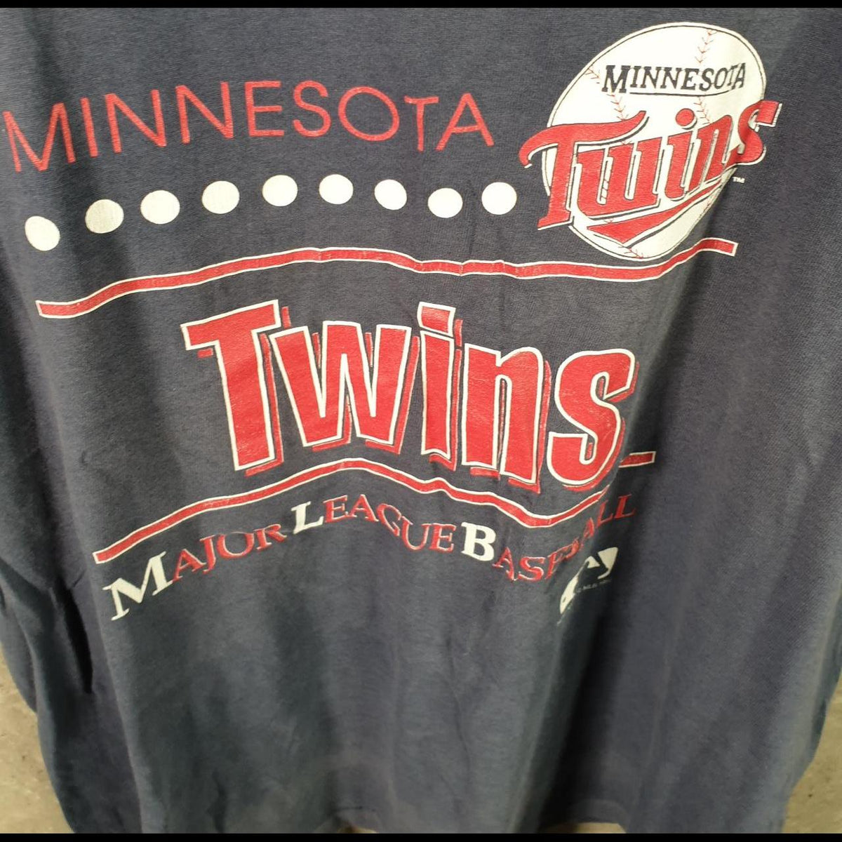Vintage Champion Minnesota Twins MLB 90s USA Single Stitch Vest Men’s XL Blue