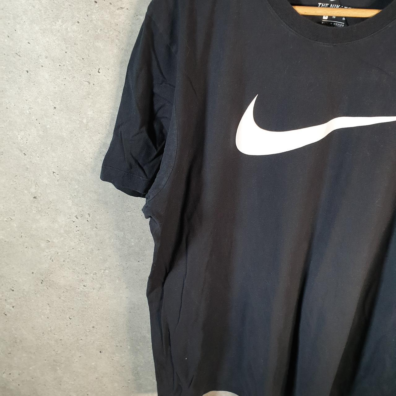 Vintage Nike Spellout Club T Shirt Men’s XL Black Logo Swoosh Athletic