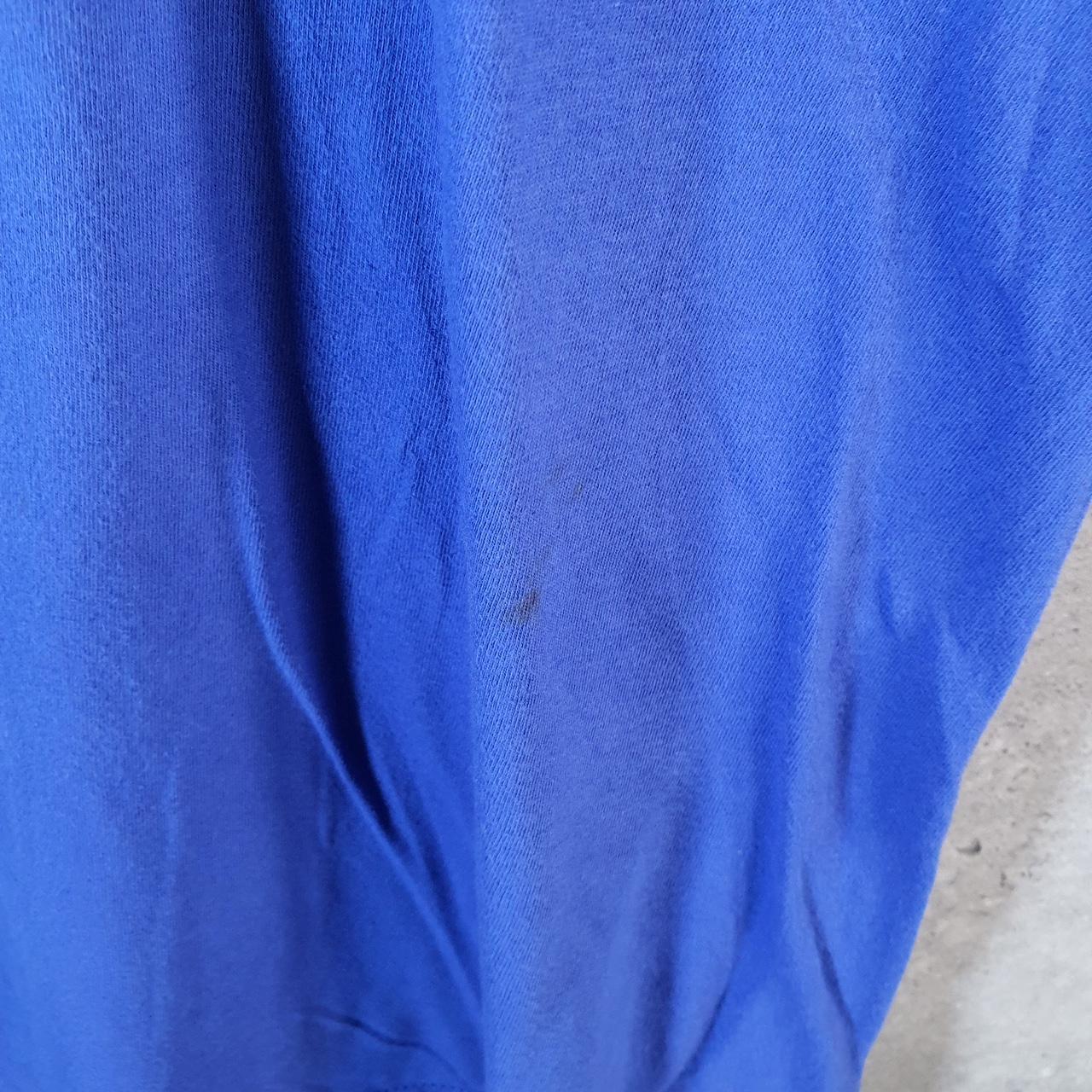 Vintage Nike Just Do It Spellout T Shirt Men’s Medium Blue Logo Swoosh Athletic