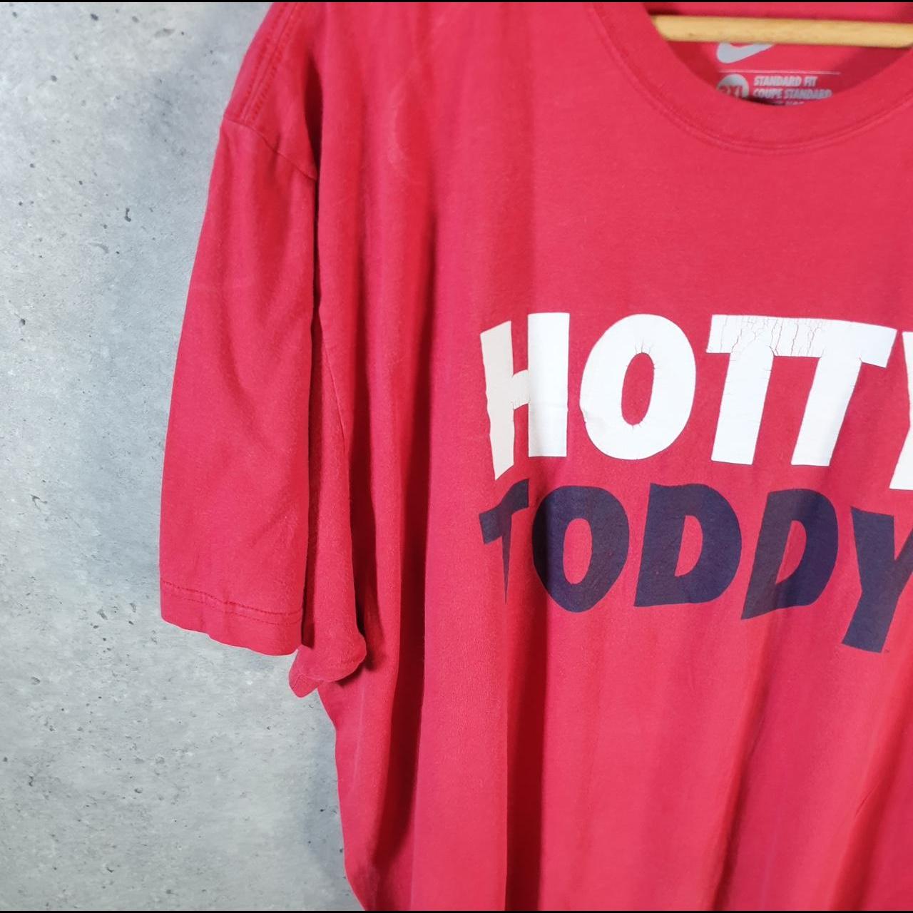 Vintage Nike Hotty Toddy Ole Miss T Shirt Men’s 3XL Red Swoosh Logo Athletic