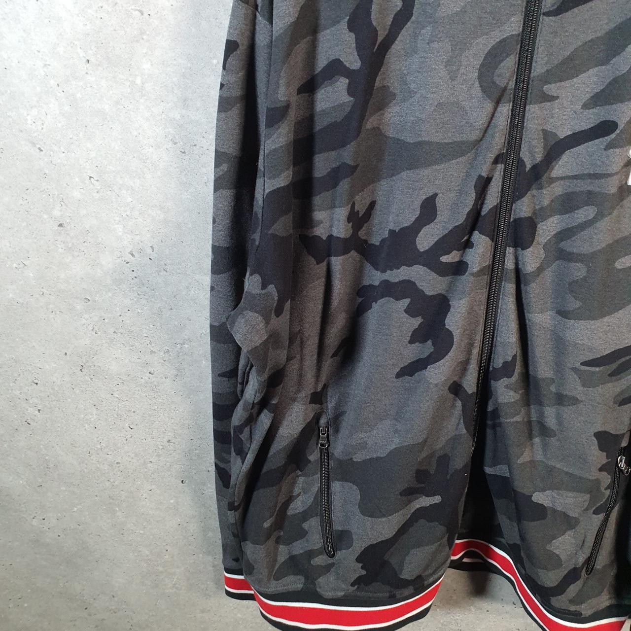 Vintage Ralph Lauren Polo P Crest Badge Sweatshirt Men’s 2XL Grey Cotton Full Zip Pony