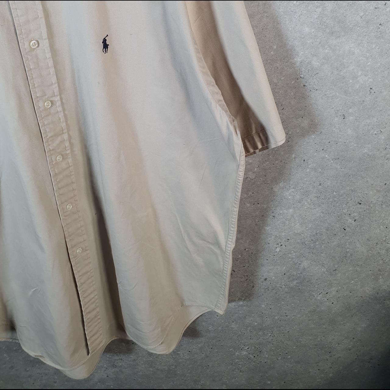 Vintage Ralph Lauren Button Down Shirt Men’s XL Brown Blake Cotton Pony