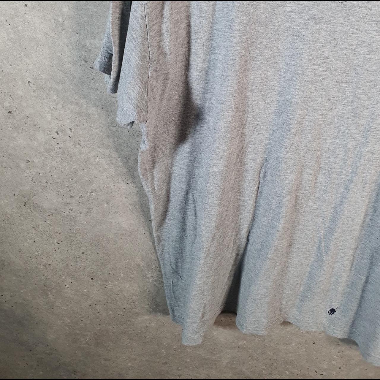 Vintage Ralph Lauren Polo Sport T Shirt Men’s Large Grey Classic Fit Embroidered Pony