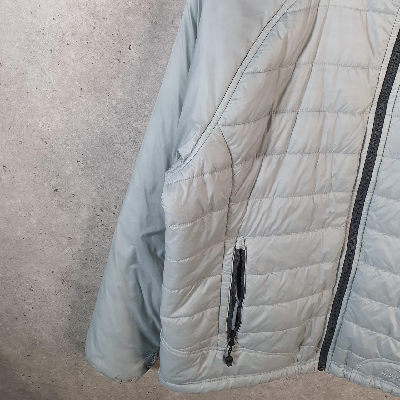 Vintage L.L. Bean Downtex Puffer Jacket Mens Large Grey Waterproof Shell