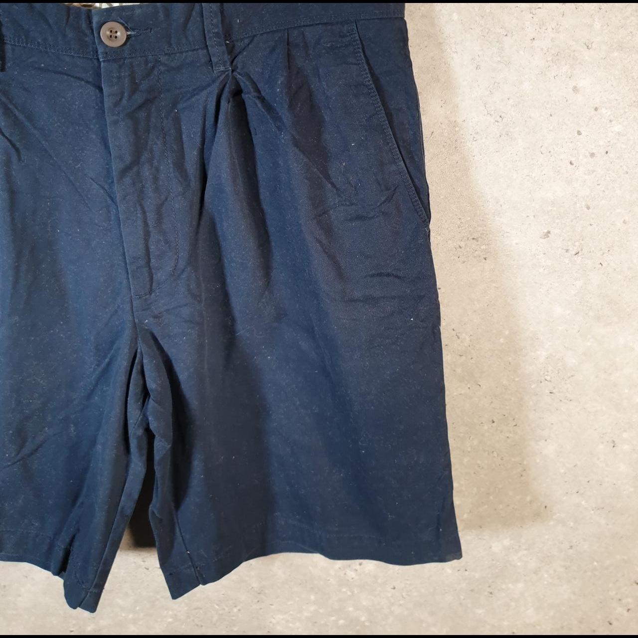 Vintage Dockers Chino Shorts Jorts Cargo Men’s W36 Navy Blue Baggy Cotton