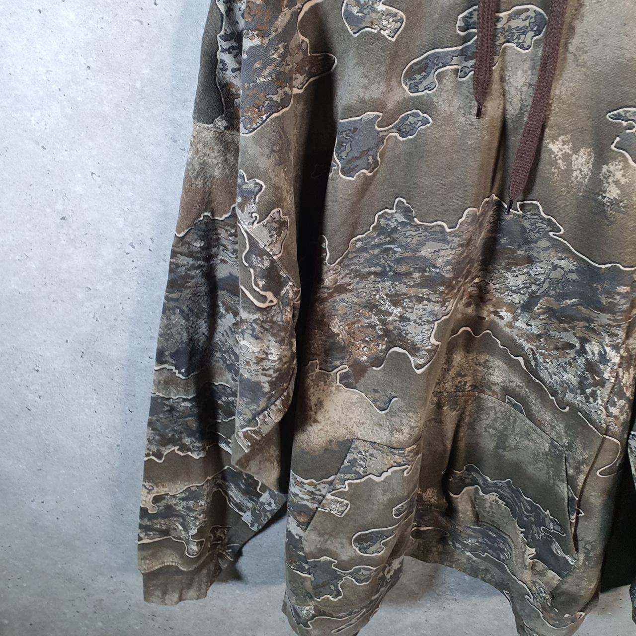 Vintage Kings Camo RealTree Camouflage Hoodie Men’s 3XL Brown Huntings