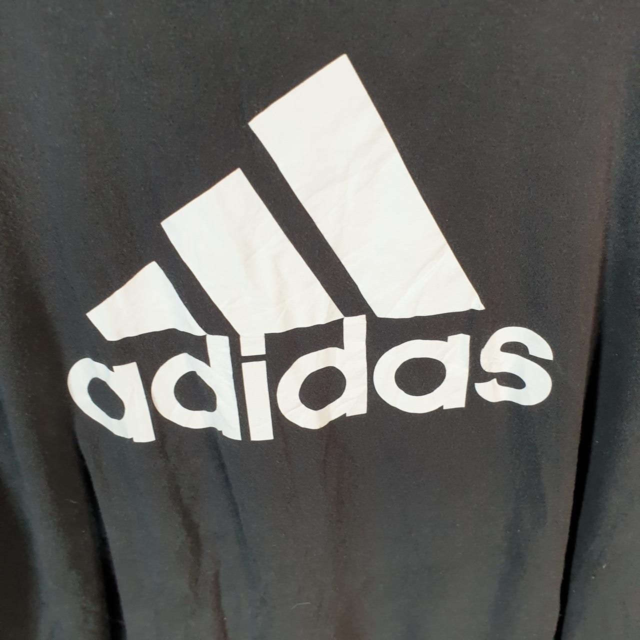 Vintage Adidas Amplifier T Shirt Shirt Men’s Small Black Three Stripes Logo Athletic C9776