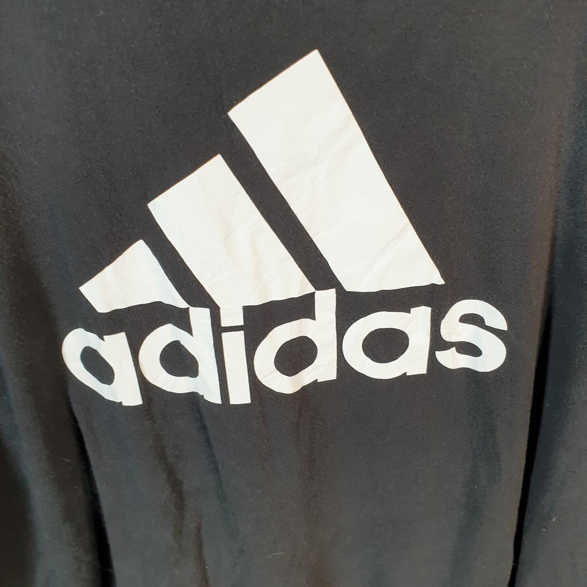 Vintage Adidas Amplifier T Shirt Shirt Men’s Small Black Three Stripes Logo Athletic C9776