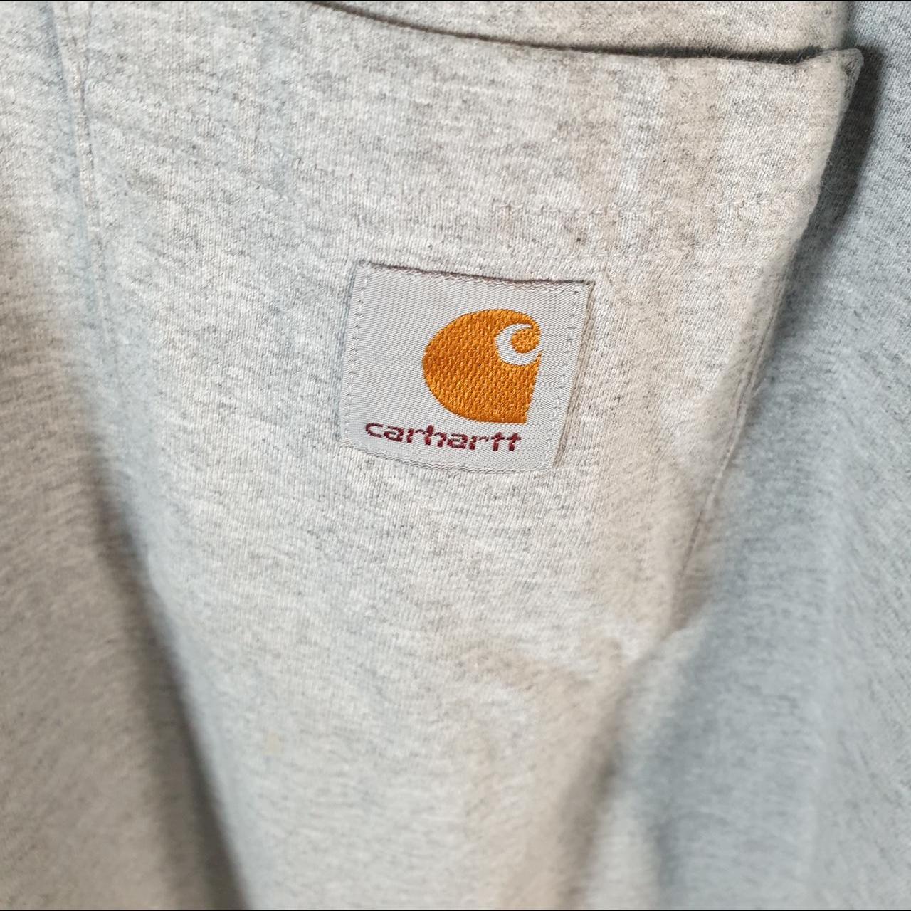Vintage Carhartt Pocket T Shirt Men’s XL Grey Workwear Chore Utility Relaxed Fit C9347