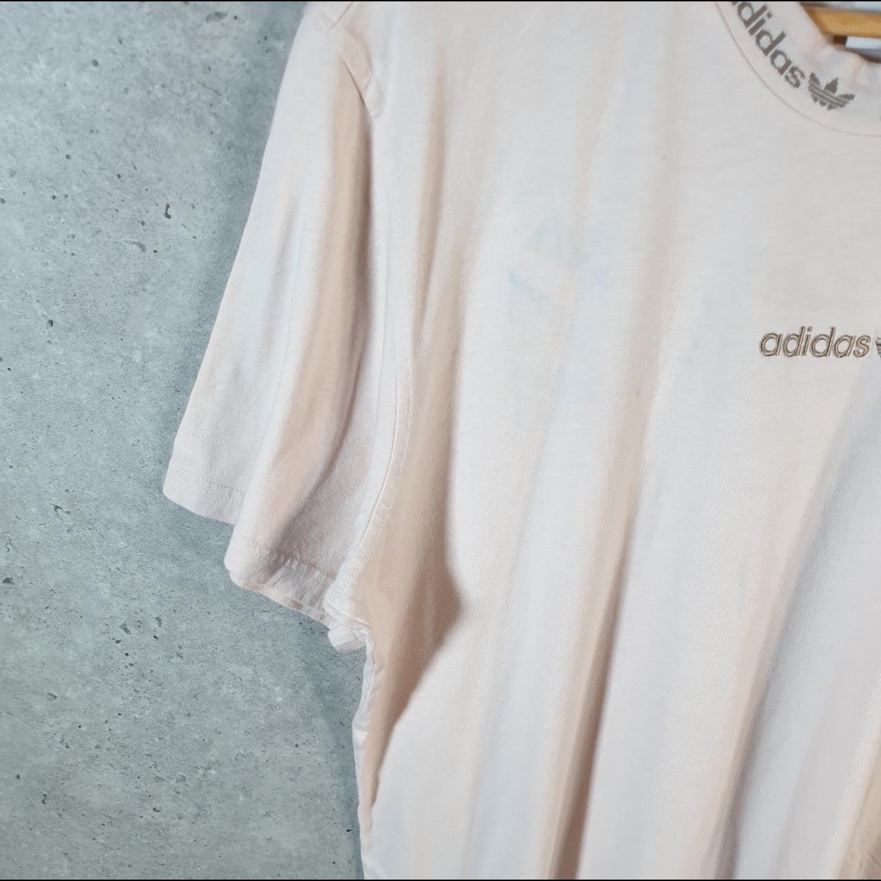 Vintage Adidas 90s Embroidered T Shirt Men’s XL Pink Trefoil Retro Logo