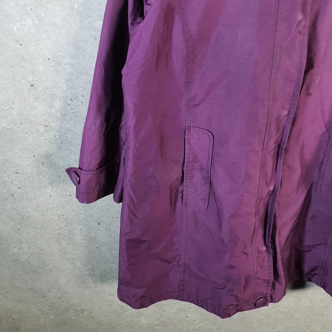 Vintage L.L. Bean Outdoors Nylon Jacket Mens Small Burgundy Waterproof Hooded