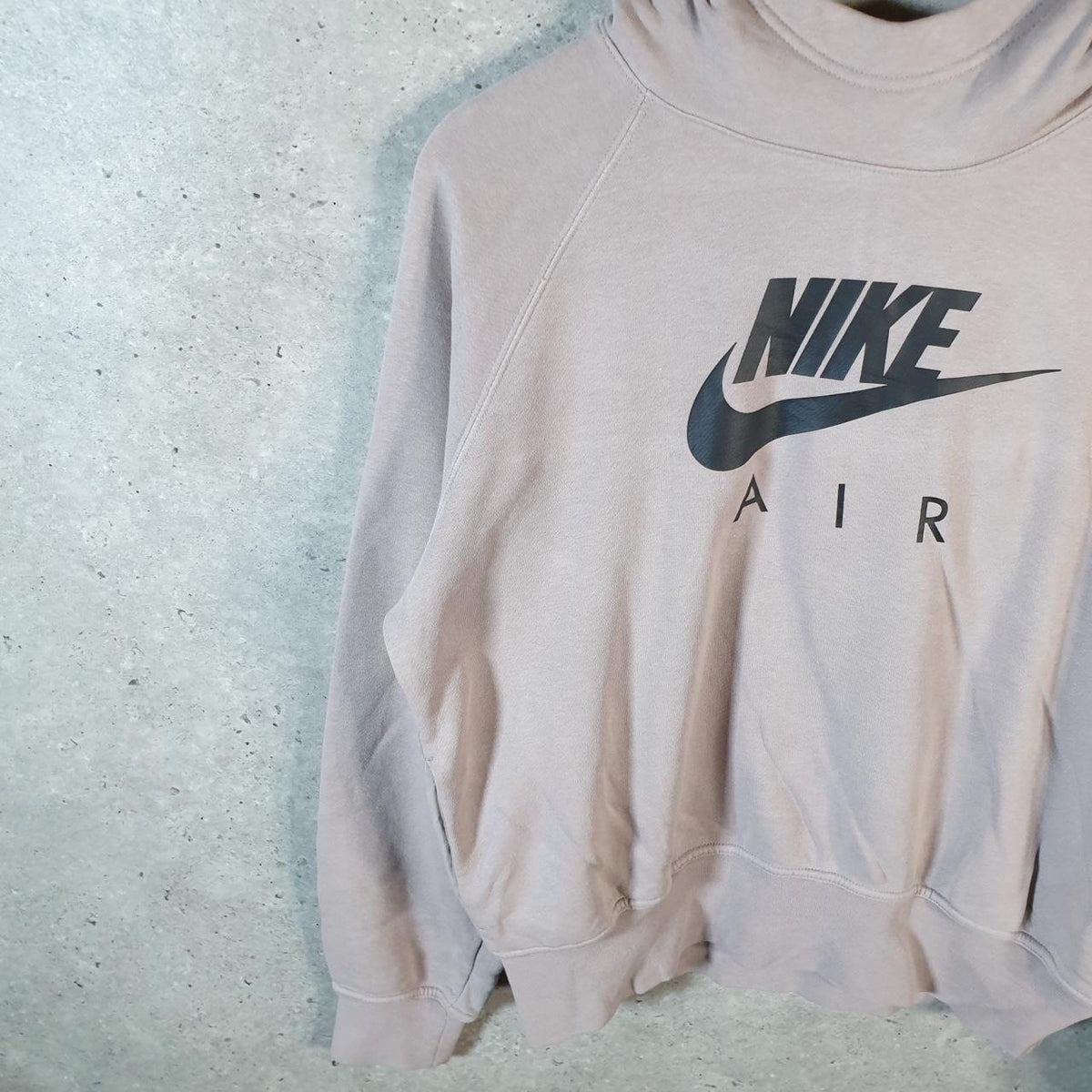 Vintage Nike Air Spellout Hoodie Womens Medium Pink Swoosh Y2K Pullover