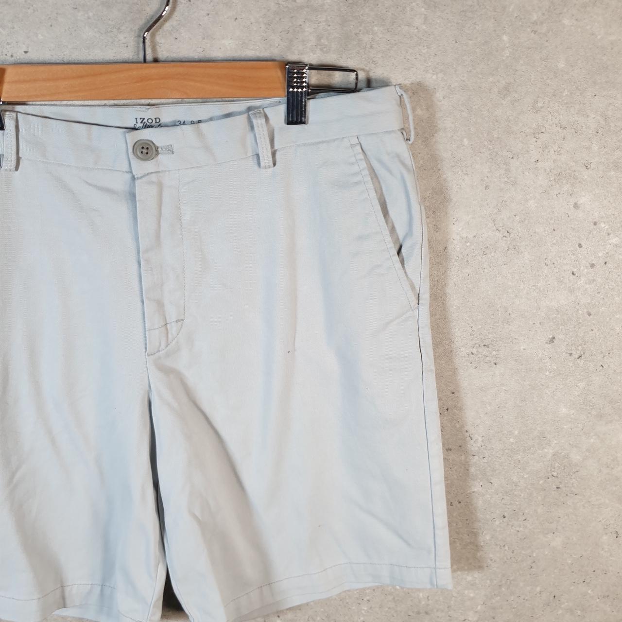 Vintage Izod Shorts Jorts Cargo Men’s W34 Beige Baggy Cotton