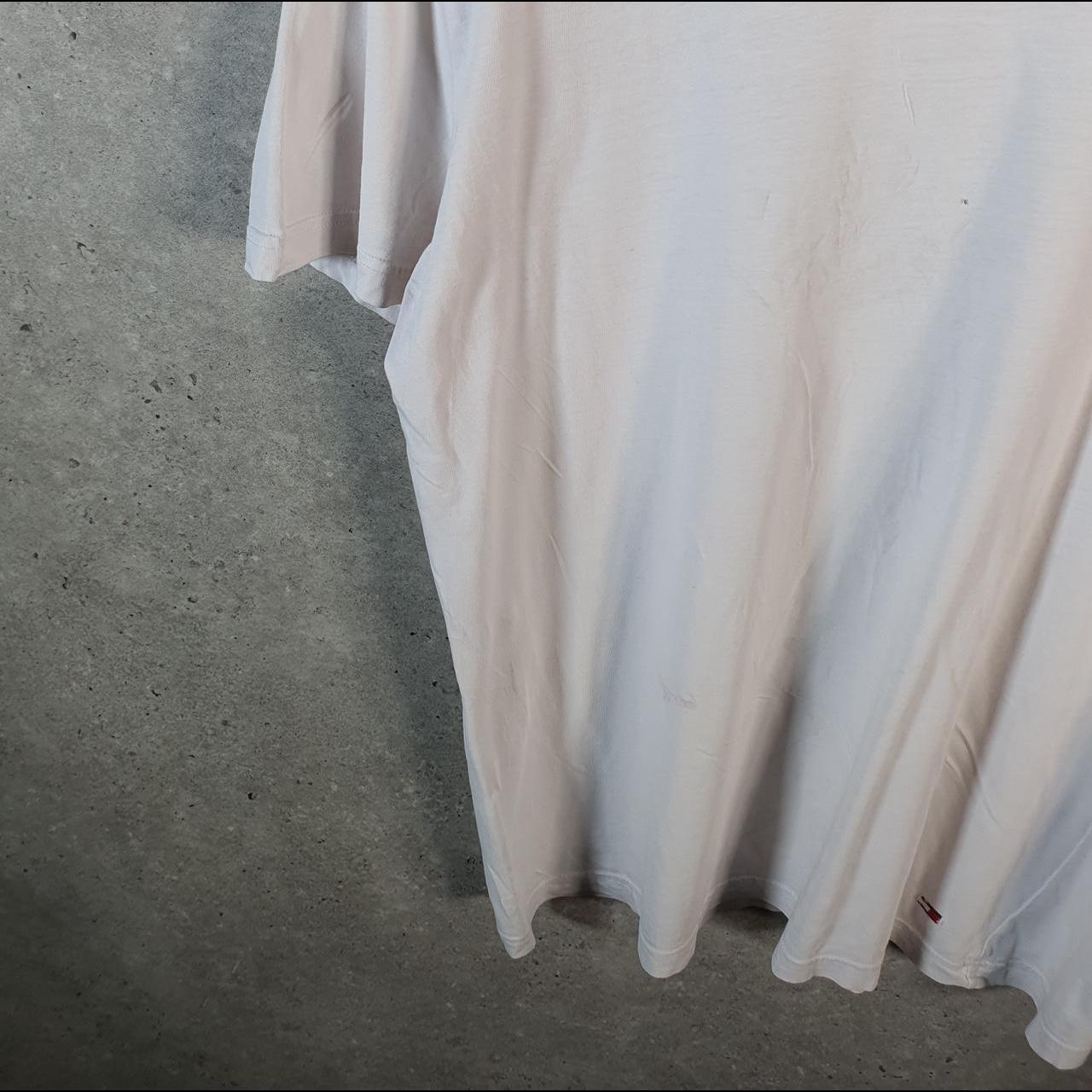 Vintage Tommy Hilfiger T Shirt Men’s Large White Classic Fit Embroidered Logo