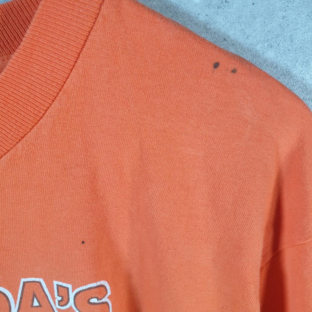 Vintage Fruit of the Loom Floridas Dawg Pound 1993 Browns USA Single Stitch T Shirt Men’s Large Orange