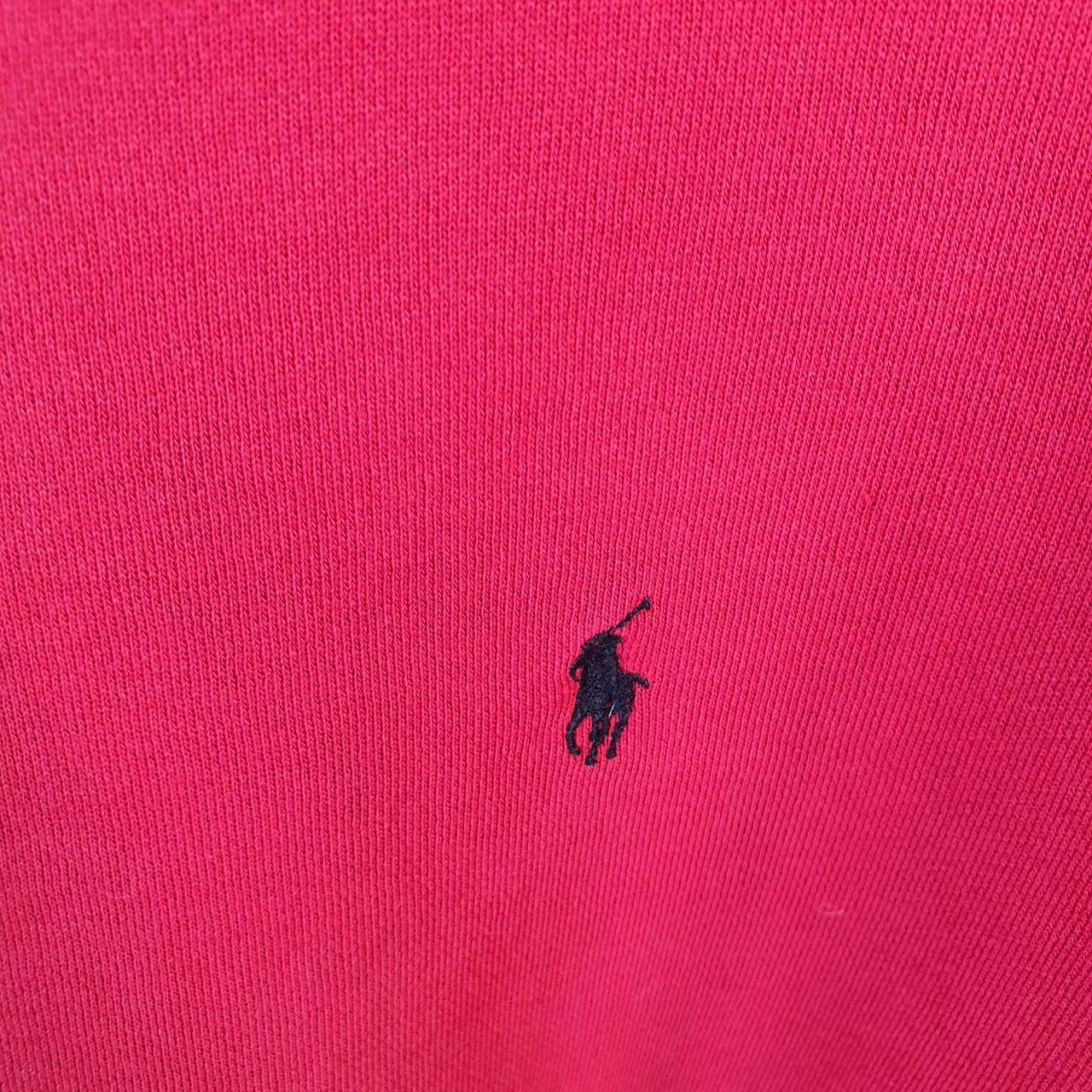 Vintage Ralph Lauren Polo Sport Sweatshirt Men’s XL Red Cotton Pullover Pony