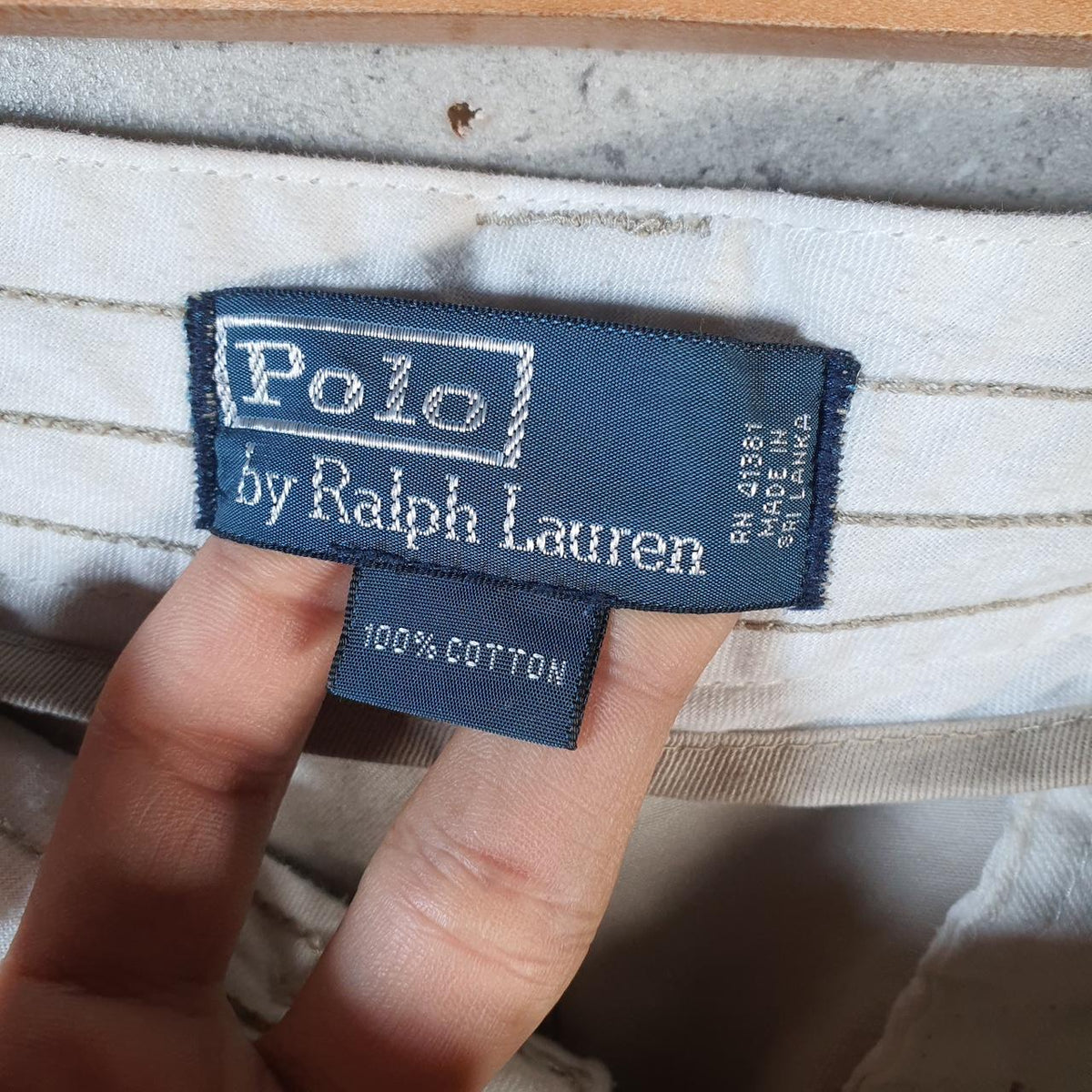 Vintage Ralph Lauren Polo Shorts Jorts Chino Cargo Men’s W38 Brown Baggy Cotton