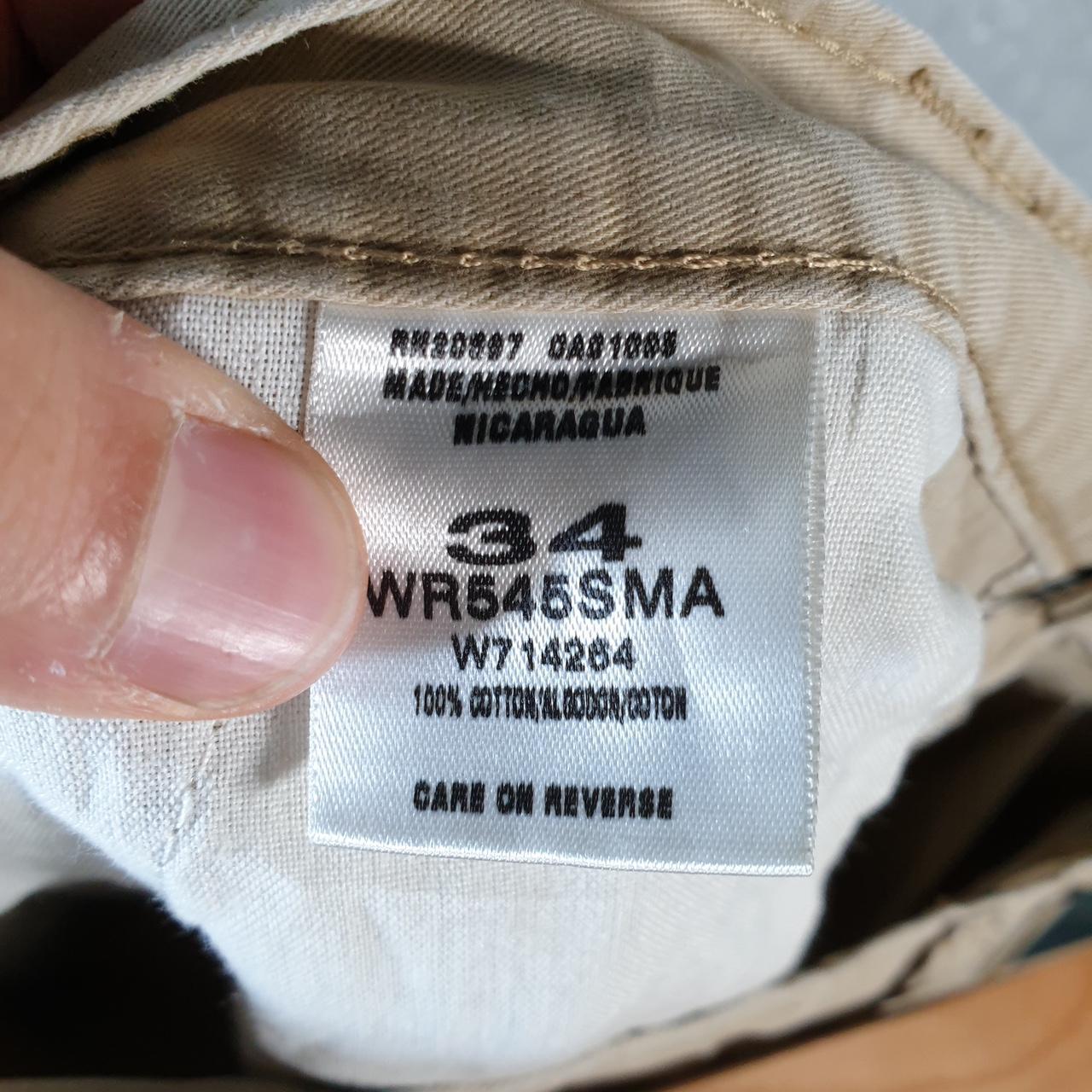 Vintage Dickies Baggy Chino Shorts Jorts Cargo Mens W34 Brown Loose Fit